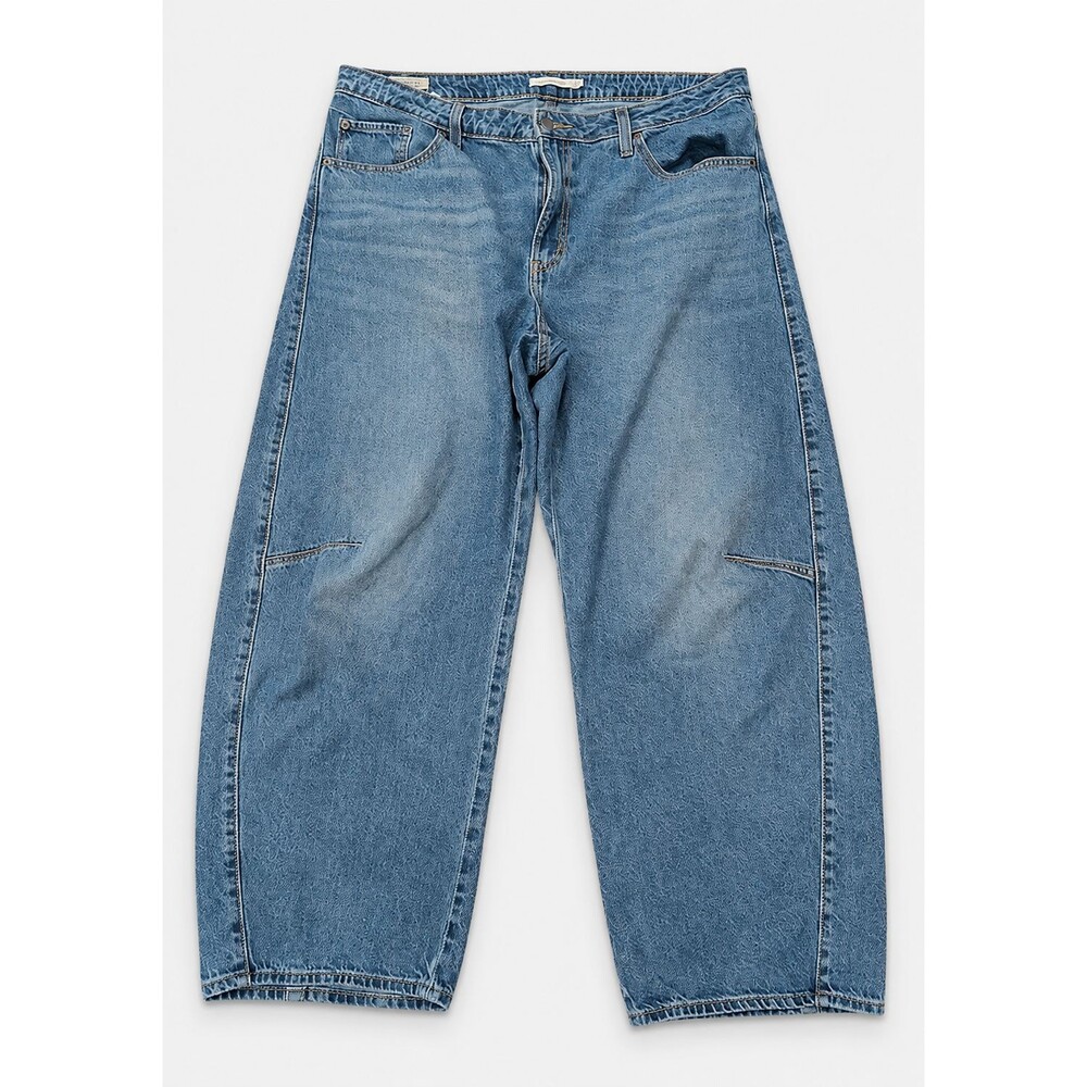 Levi's Premium Baggy Dad Barrel Jeans Women's *33x30 Blue Cotton Loose Fit